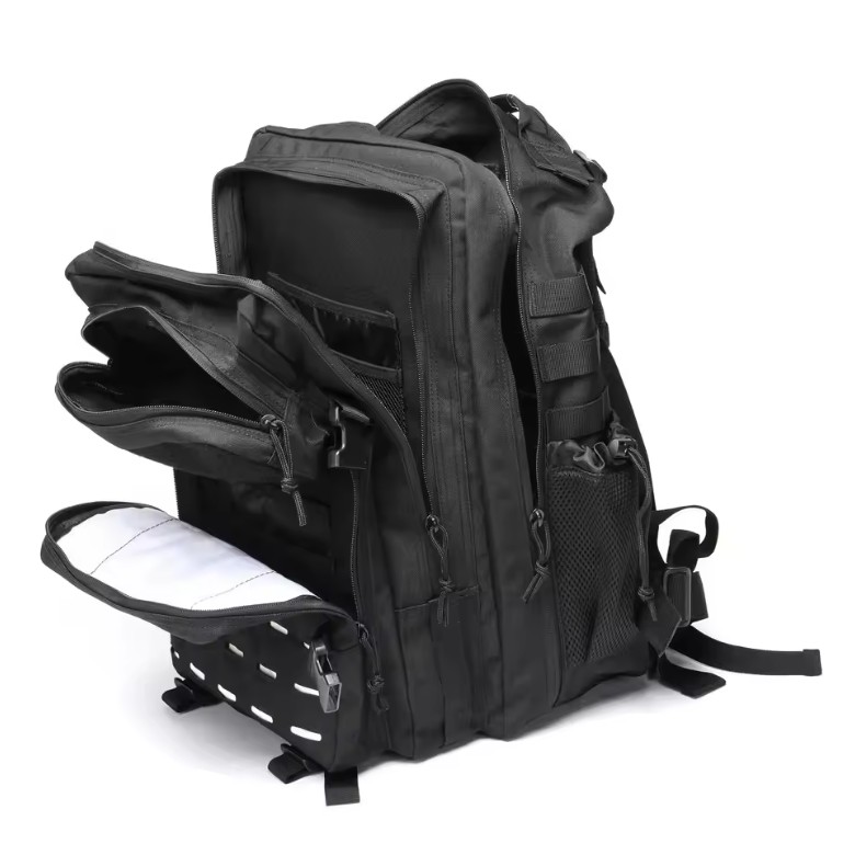 25L/50L Tactical MOLLE Backpack – Outdoor Hiking Bag with Bottle Holders